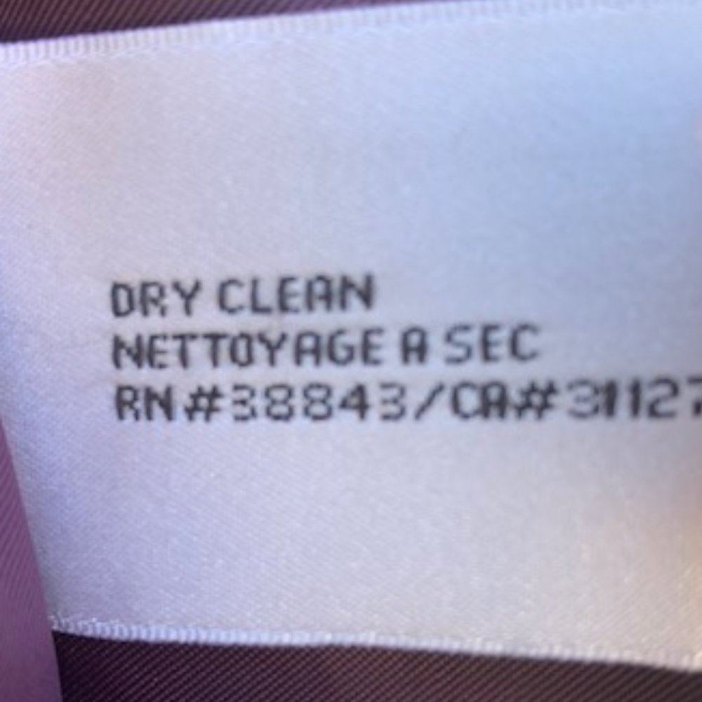 DKNY double breasted plum peacoat size 6 - Picture 11 of 11